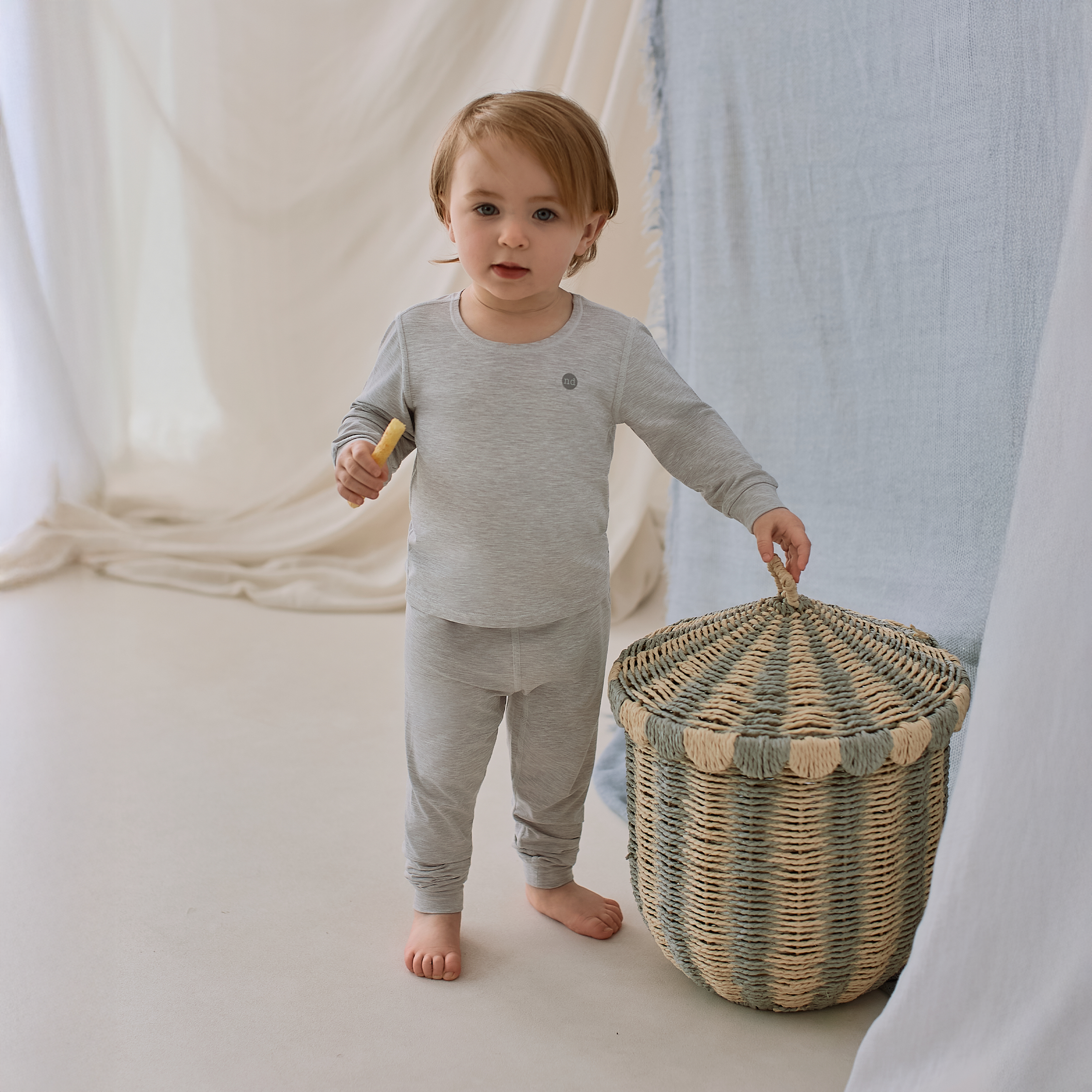 Bamboo Stretch Long Sleeve Tee & Pants PJ Set