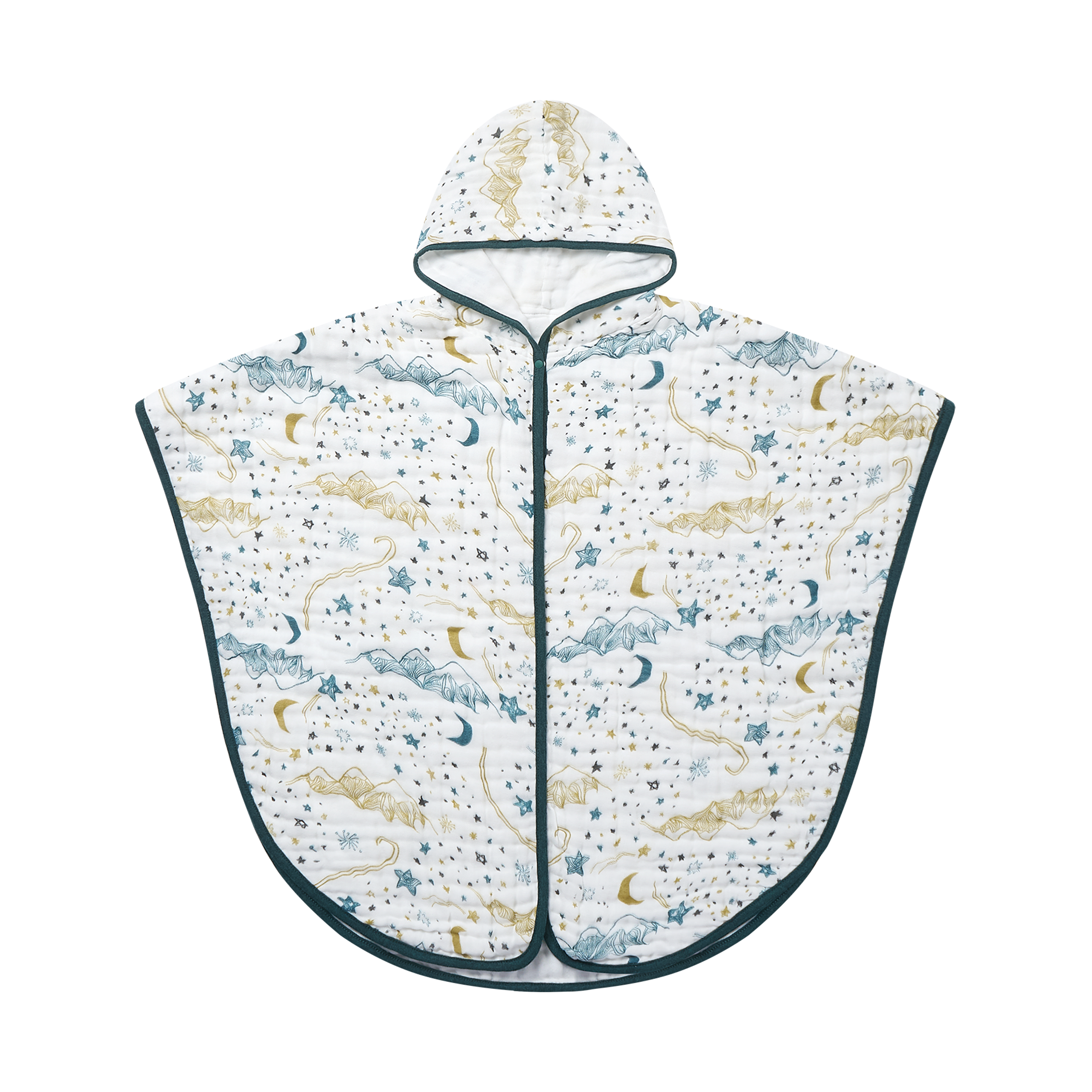 Organic Muslin Hoodie Cloak