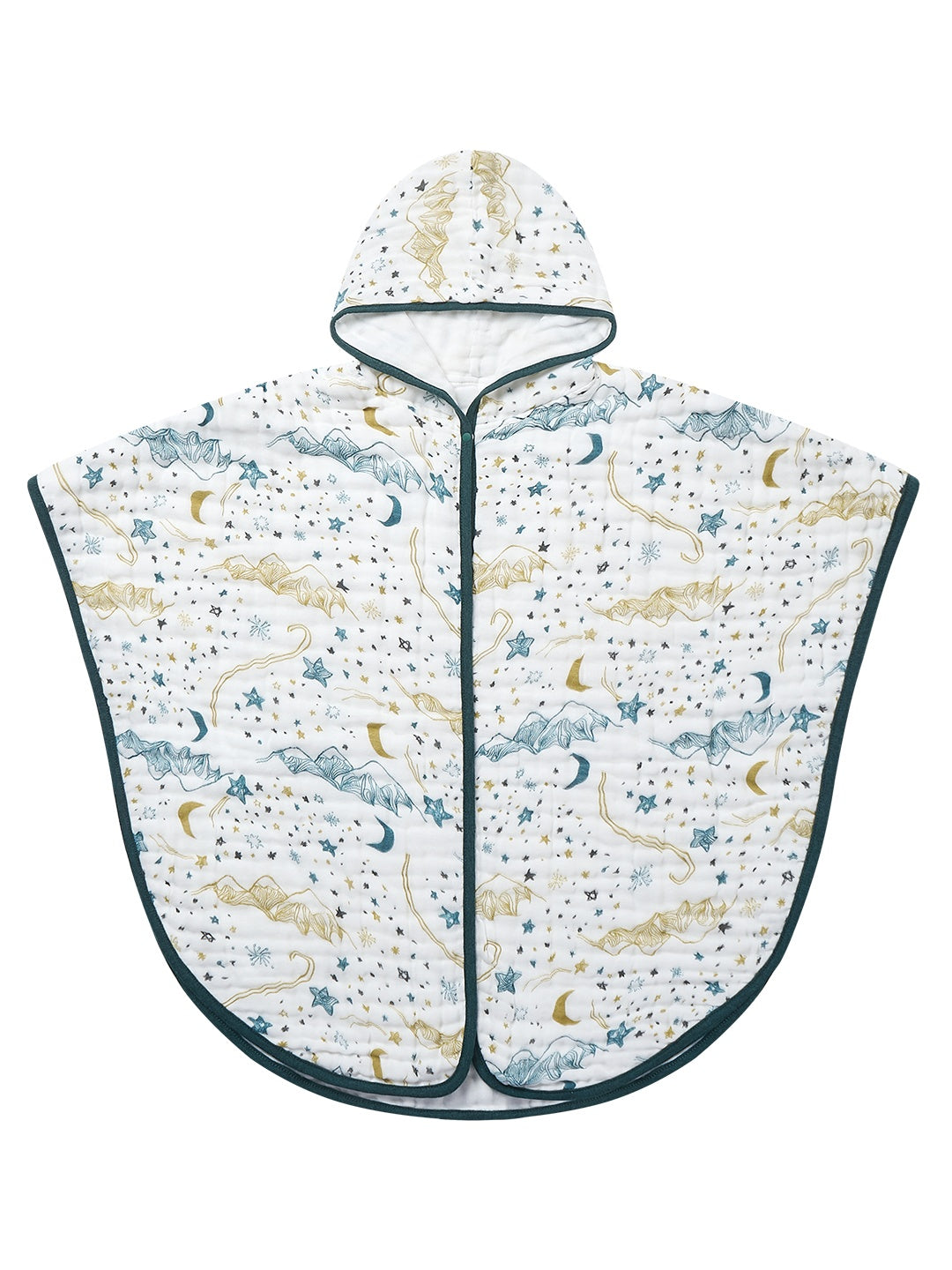 Organic Muslin Bath Poncho