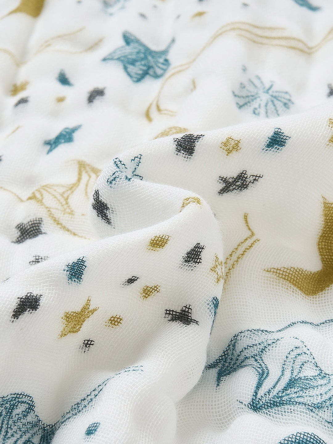 Organic Muslin Bath Poncho