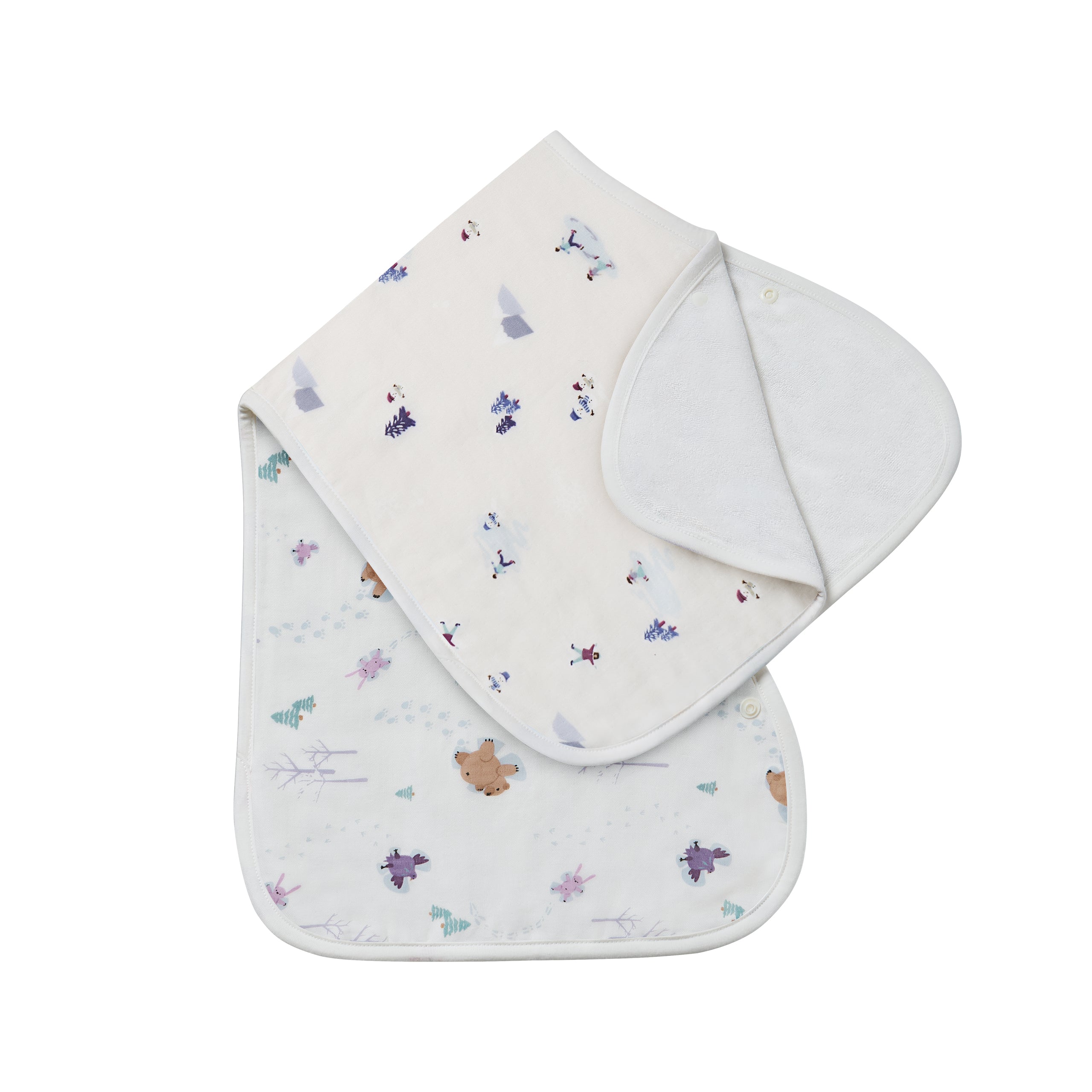 Bamboo Muslin Burp'n Bibs (2Pack)