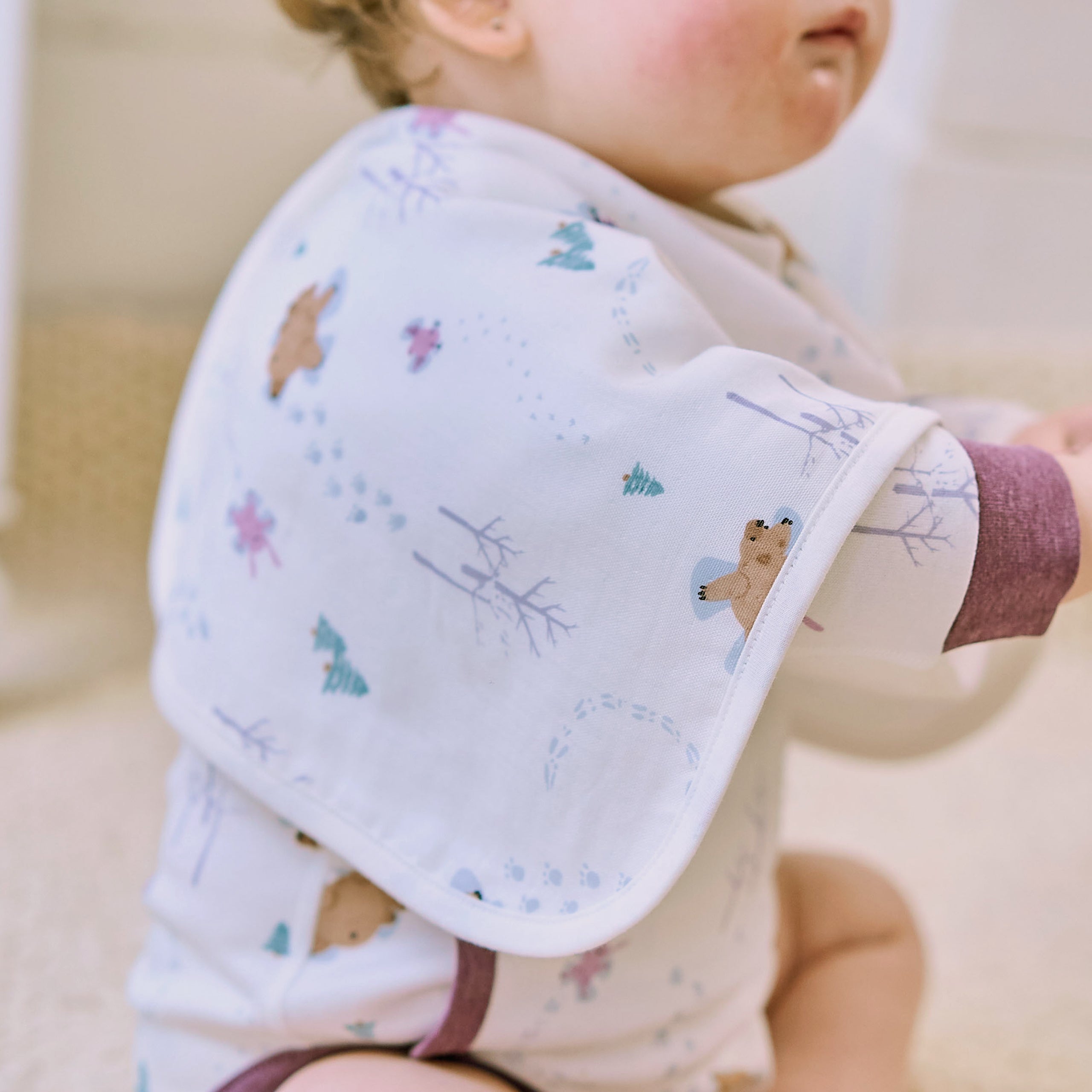 Bamboo Muslin Burp'n Bibs (2Pack)
