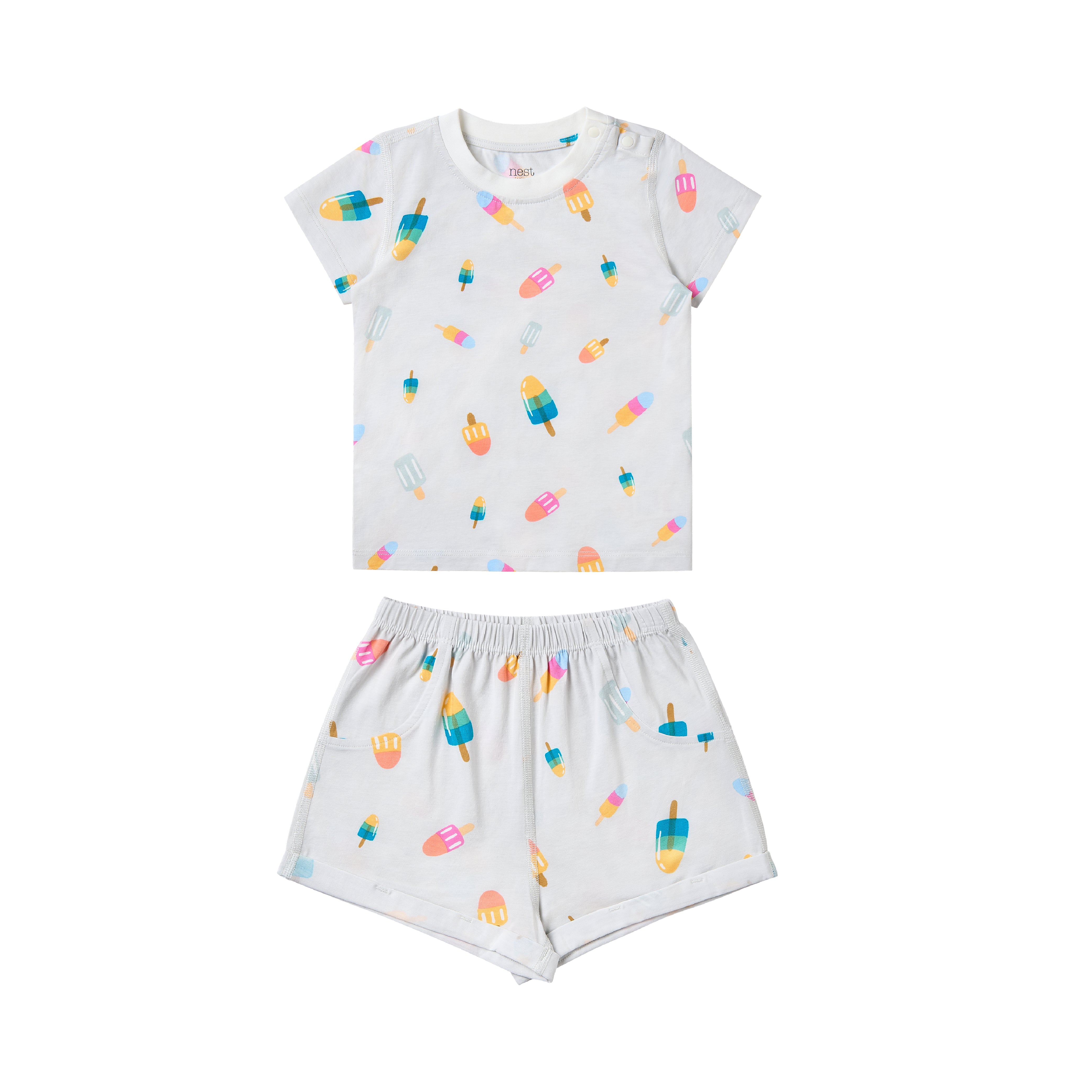 Avocado Bamboo Jersey Short Sleeve PJs Set