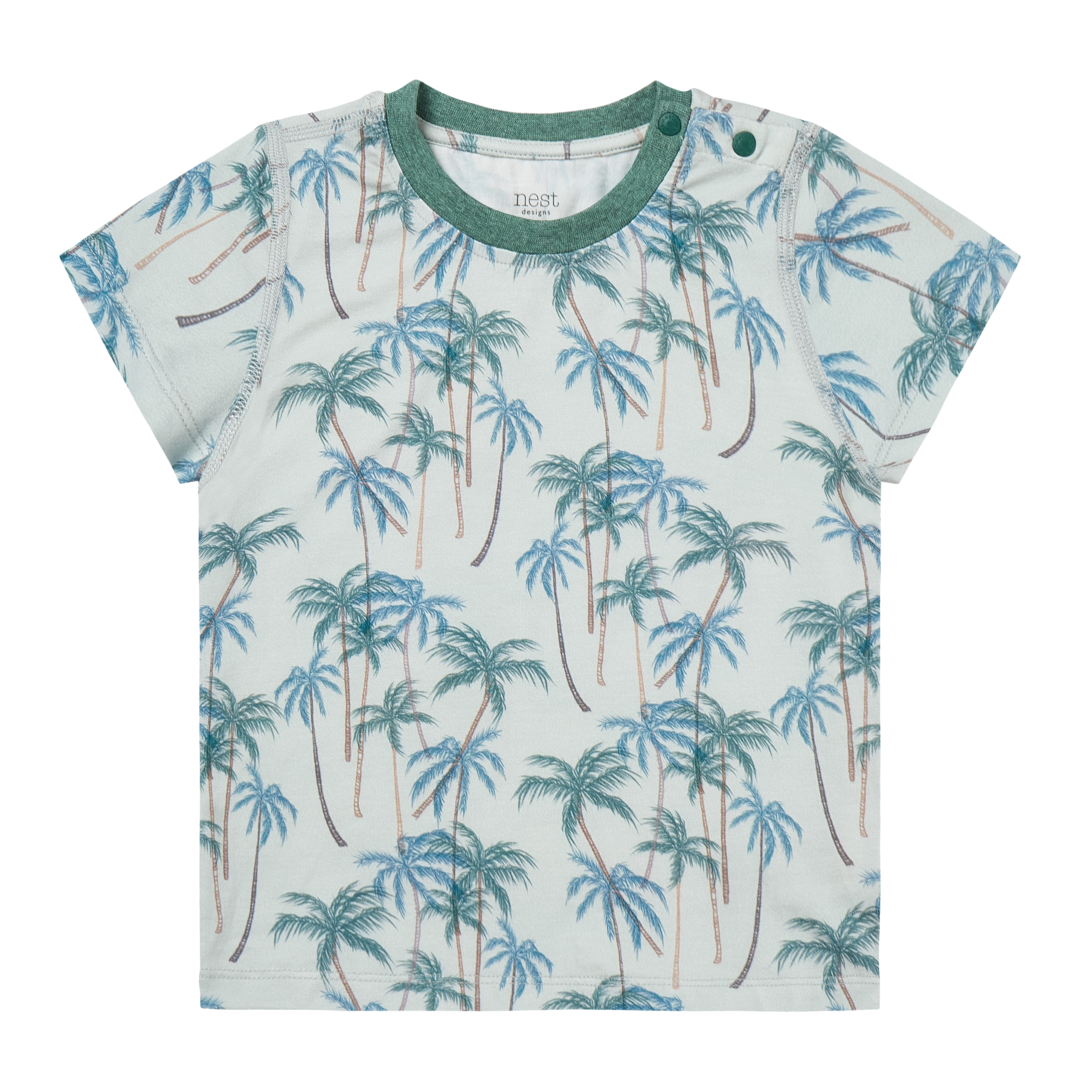 Avocado Bamboo Stretch Jersey Short Sleeve PJs Set