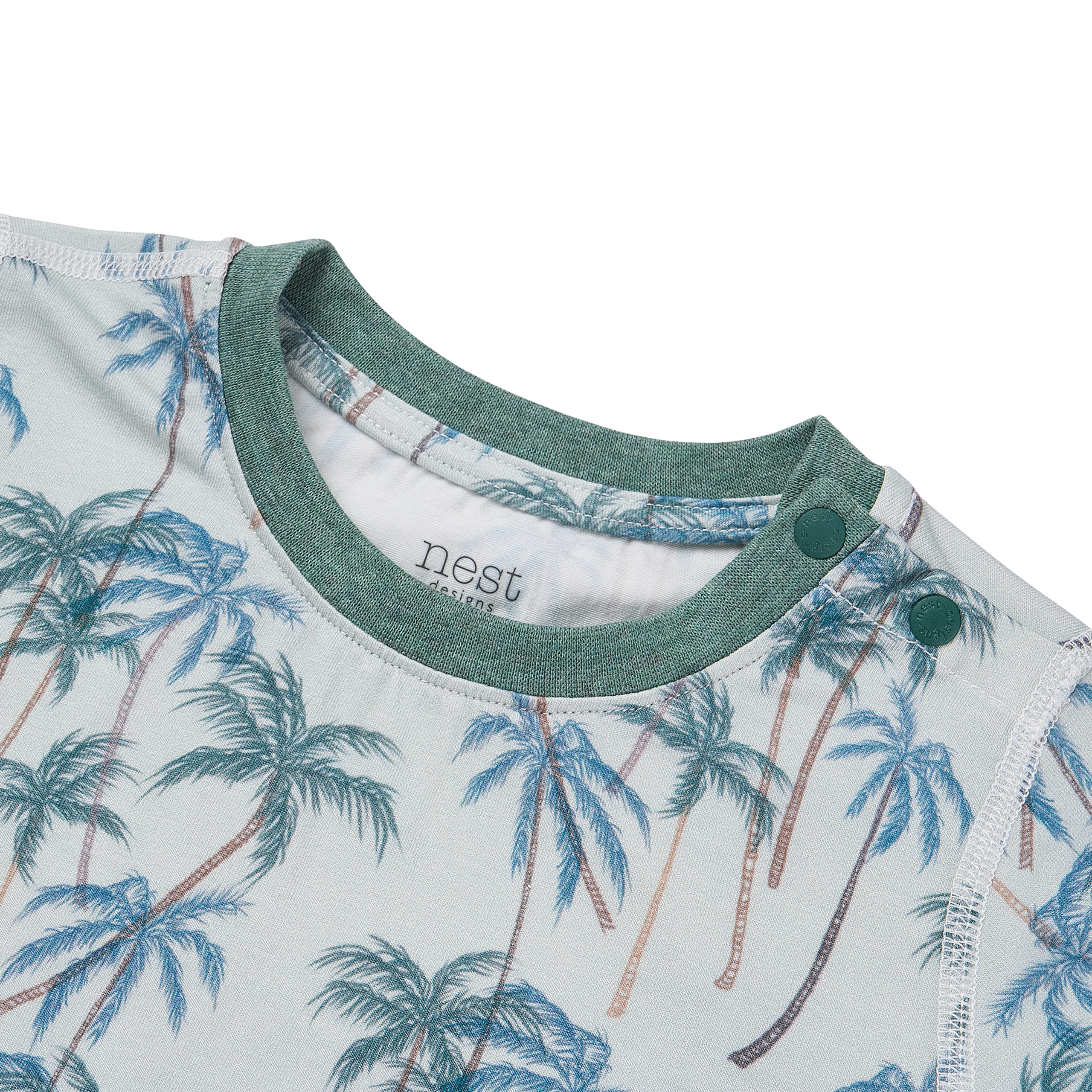 Avocado Bamboo Stretch Jersey Short Sleeve Pajamas Set