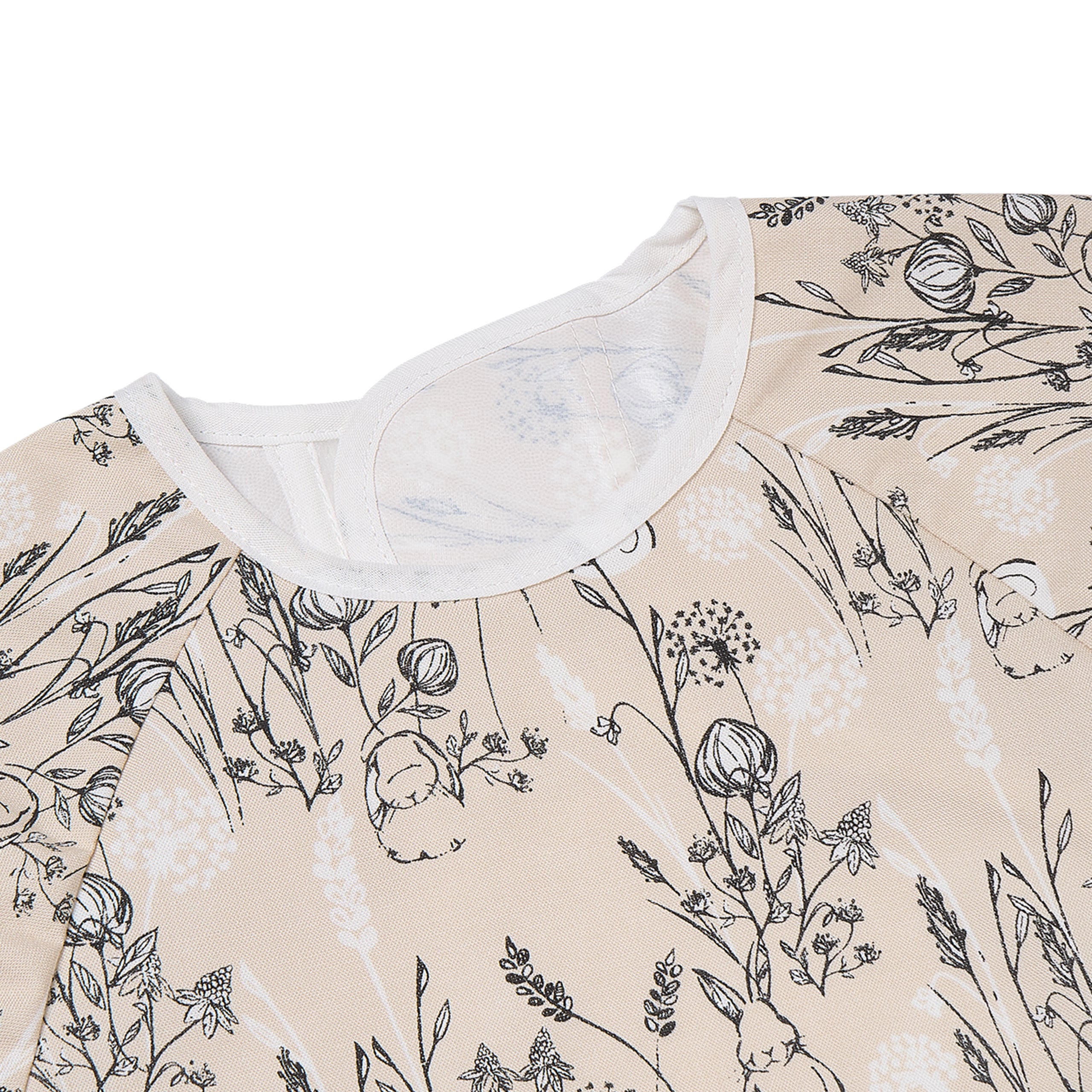 Bamboo Muslin Long Sleeve Bib Cover