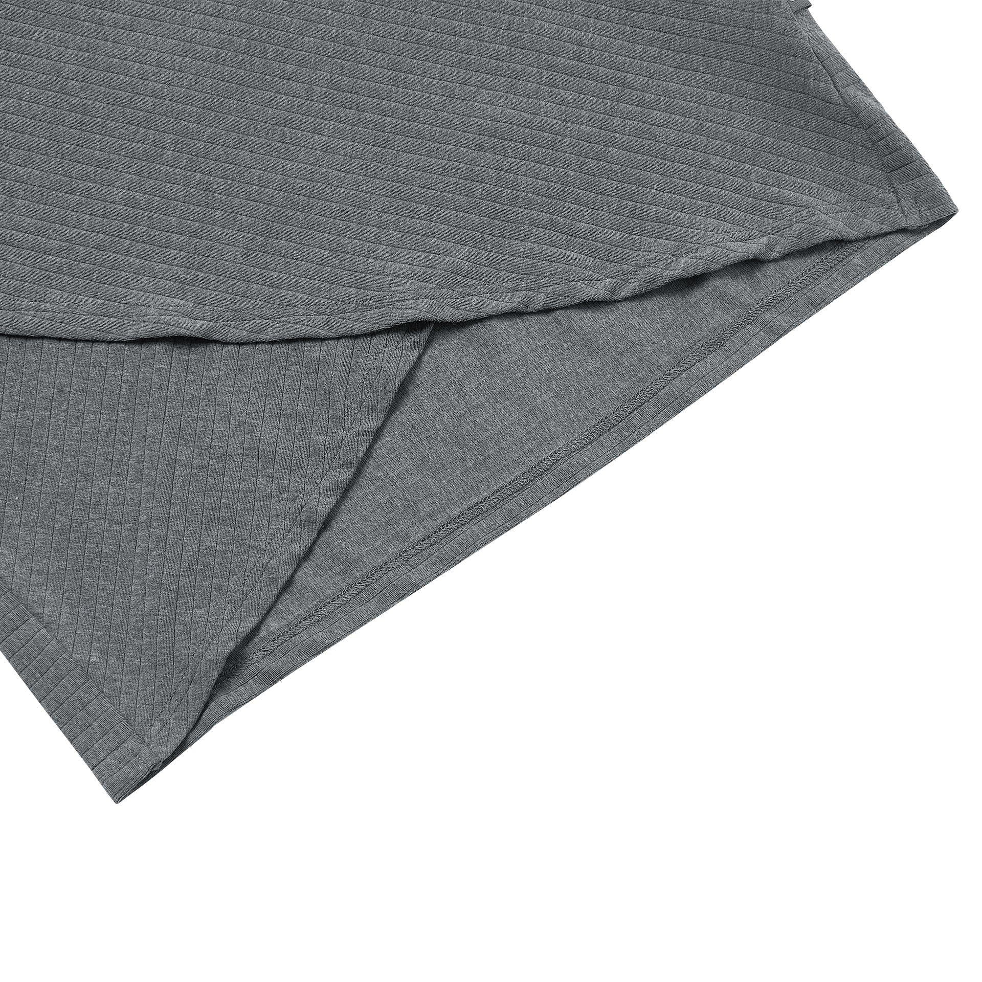 Rib Knit  V-neck Nursing Top