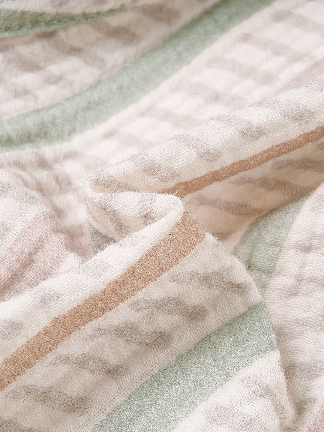 Wrinkled Muslin Wide Leg Pants