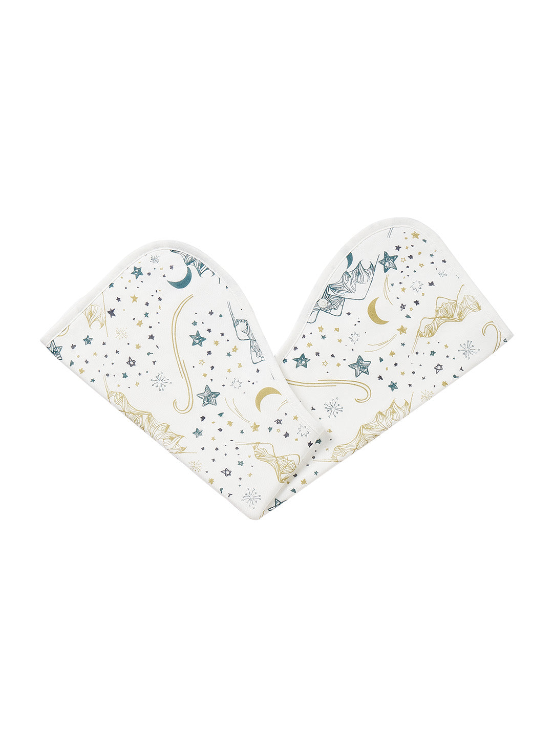 Bamboo Muslin+Terry Burp 'n Bib（2-Pack）