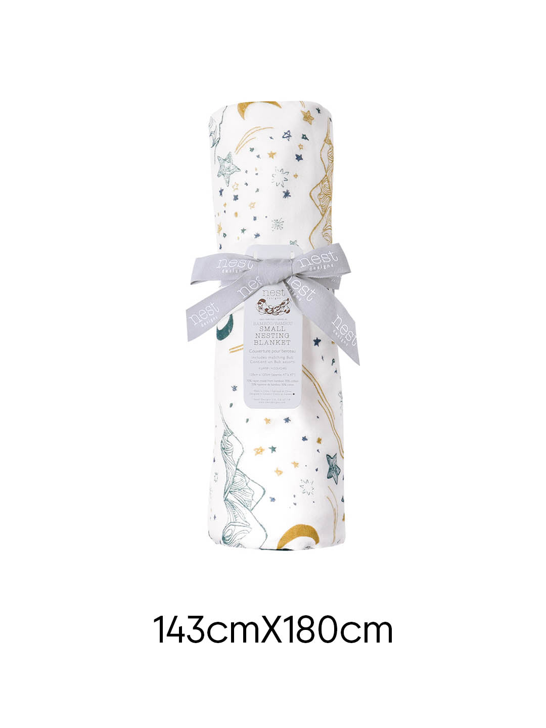 Bamboo Muslin Medium Nesting Blanket