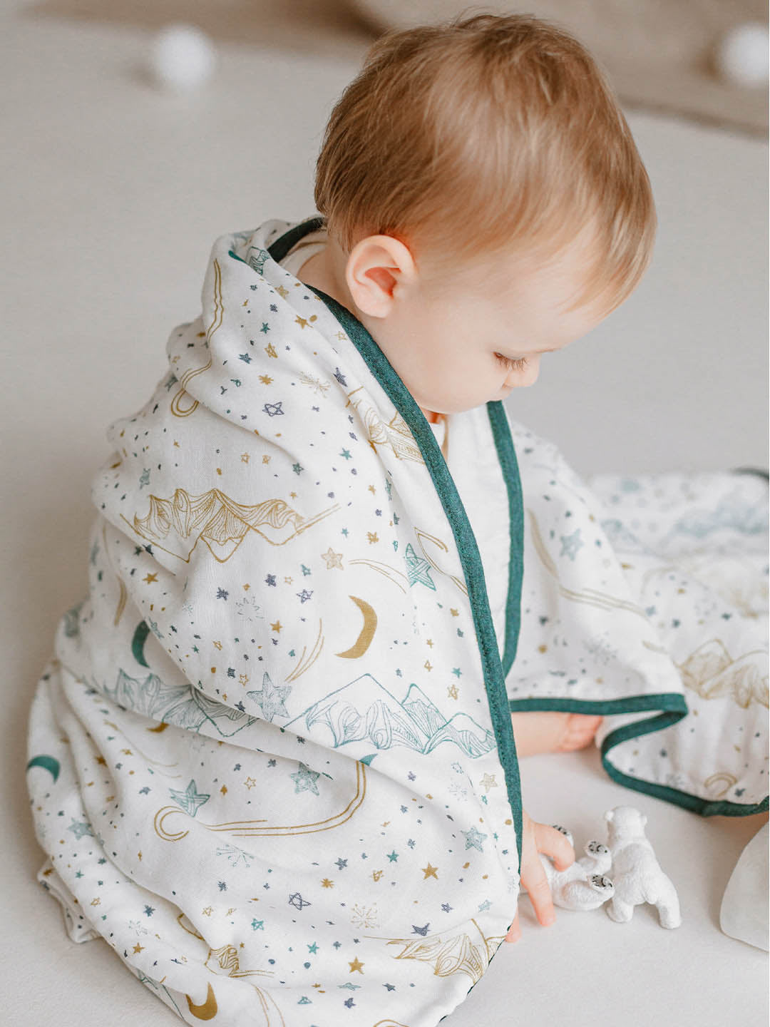 Bamboo Muslin Small Nesting Blanket