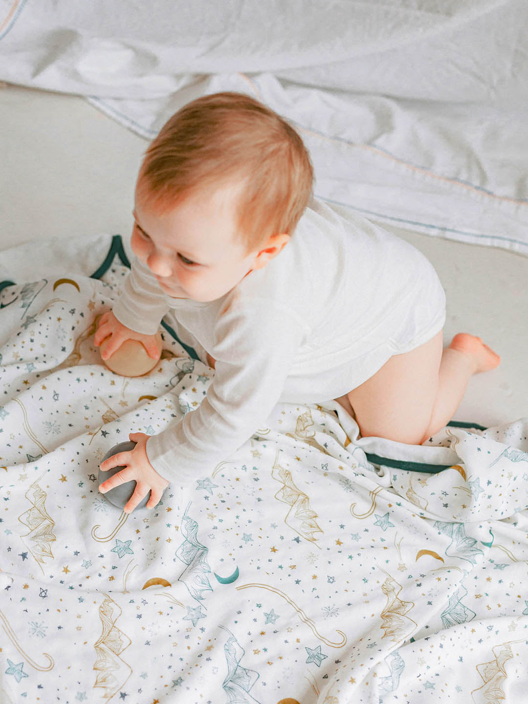 Bamboo Muslin Small Nesting Blanket