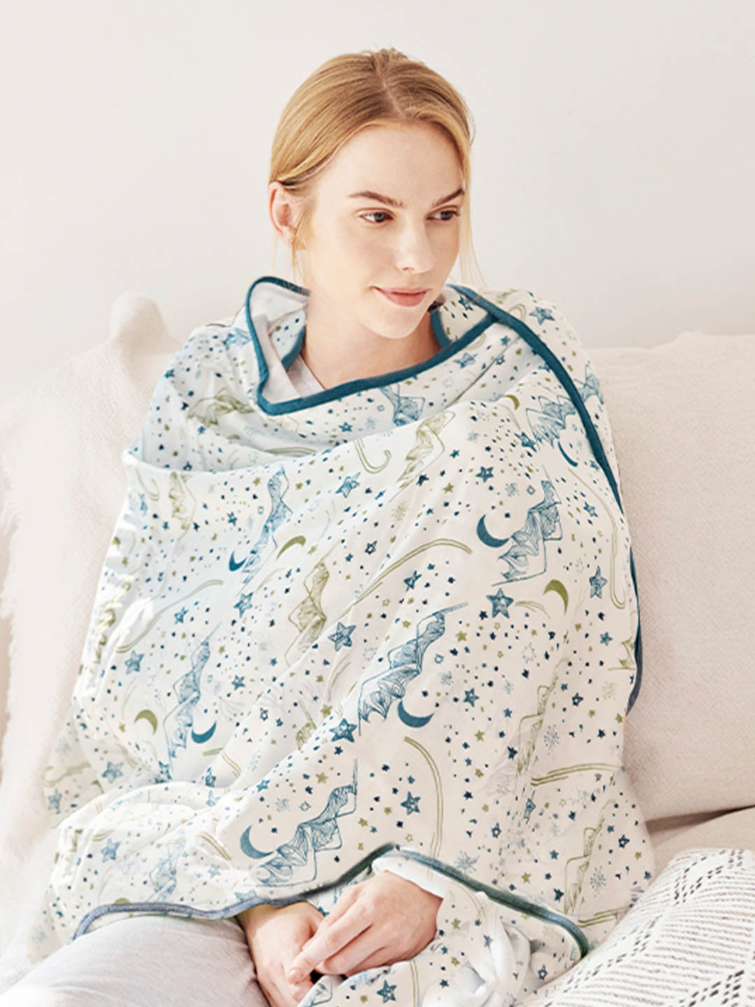 Bamboo Muslin Medium Nesting Blanket