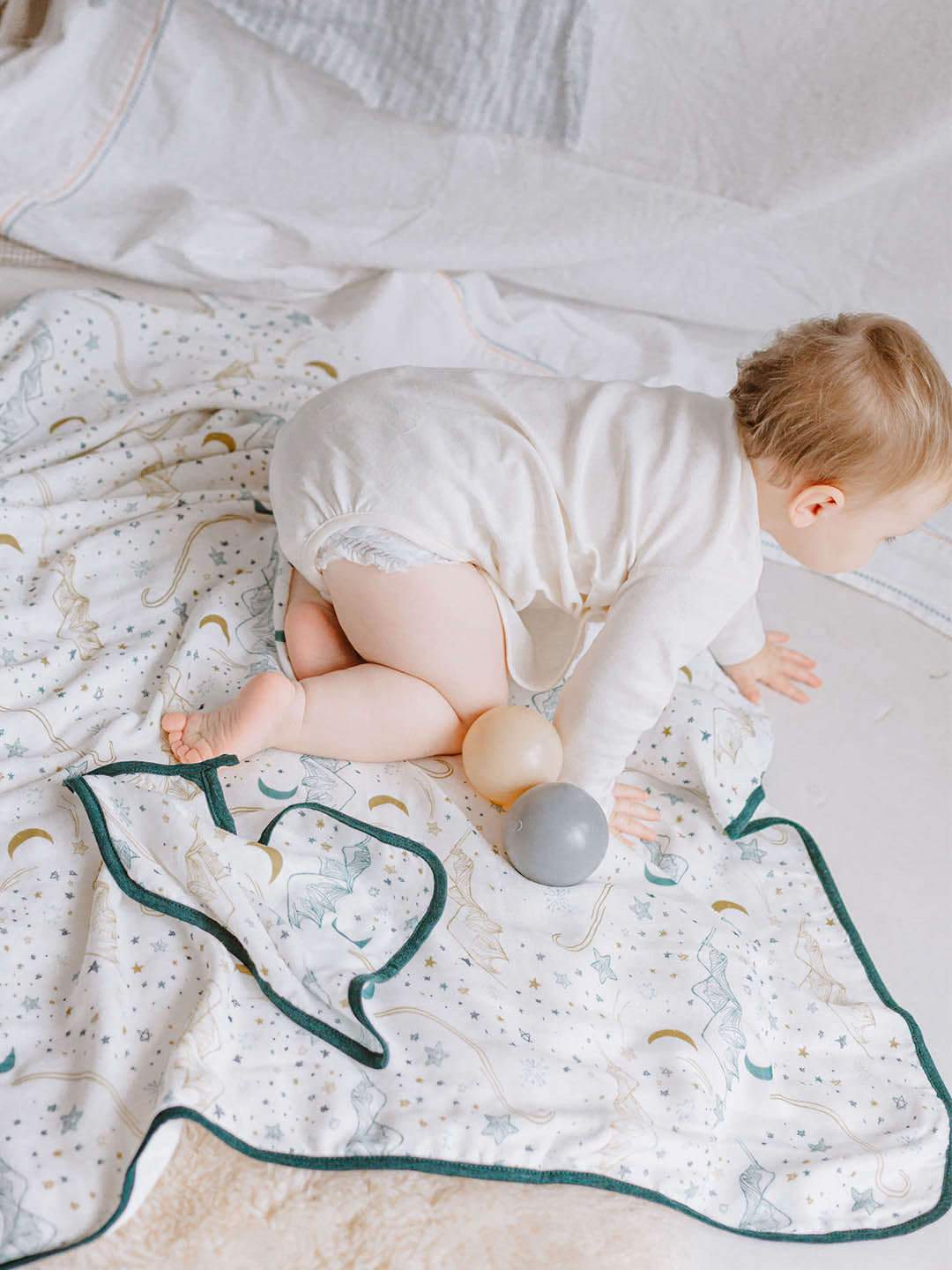 Bamboo Muslin Small Nesting Blanket