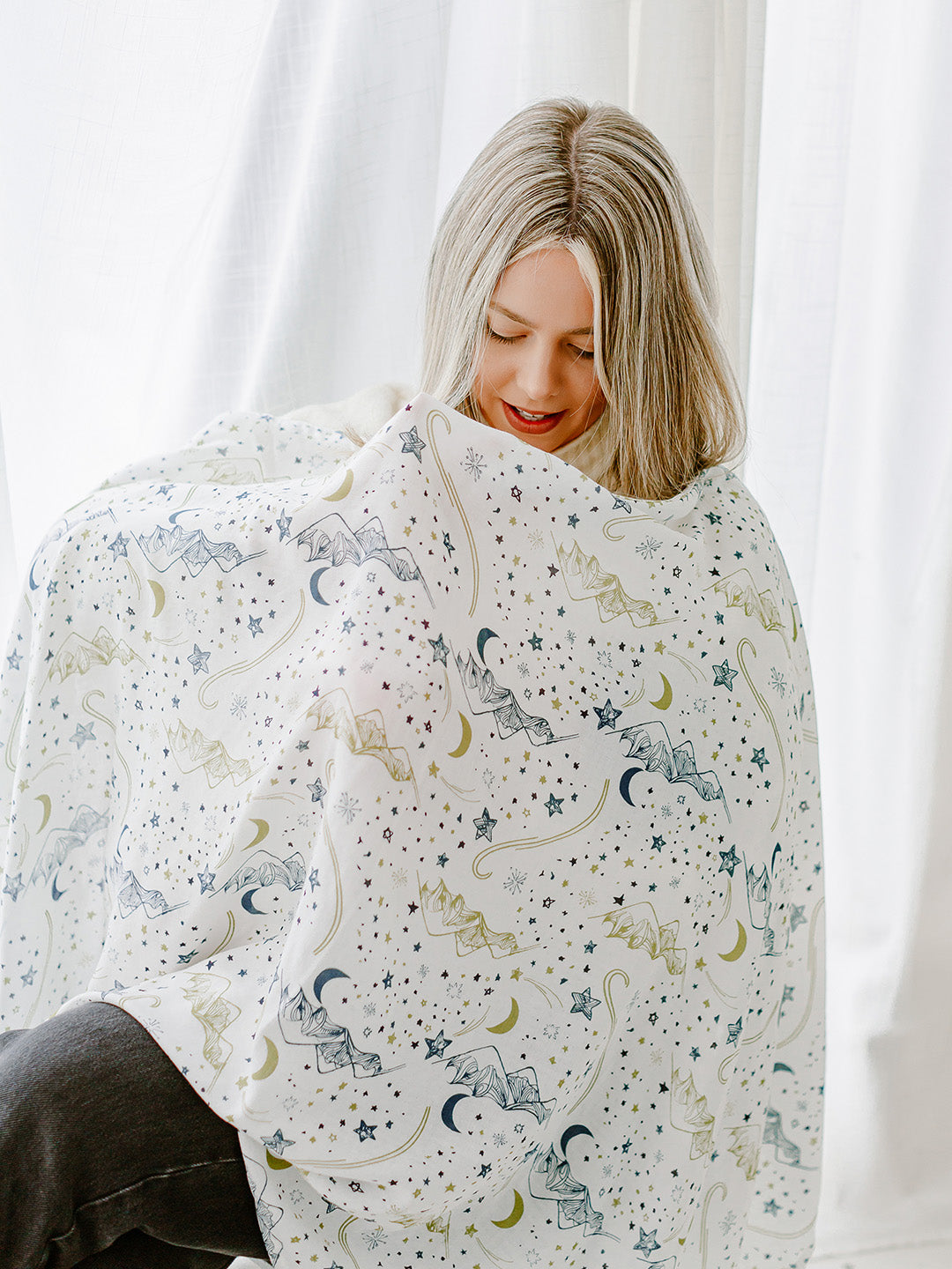 Bamboo Muslin Nursing Cover