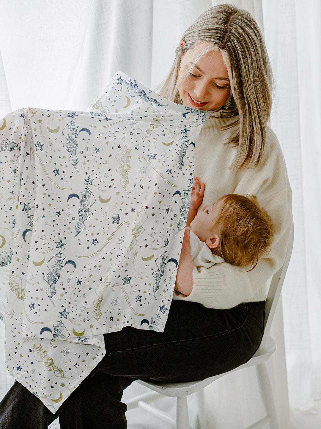 Bamboo Muslin Nursing Cover