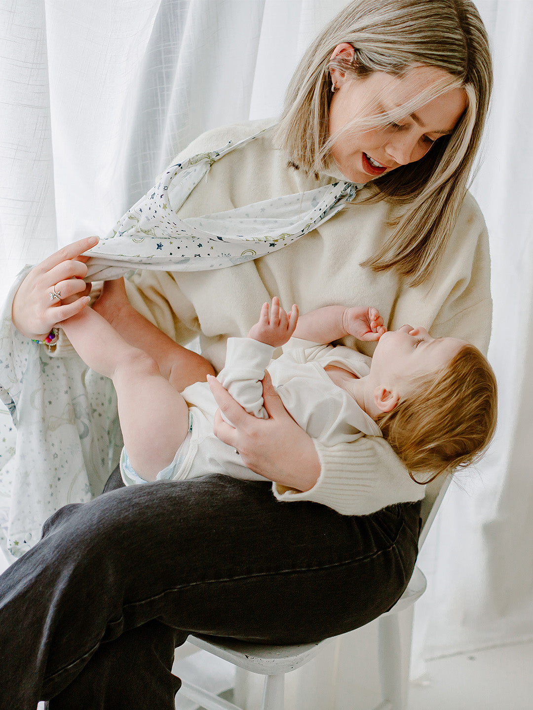 Bamboo Muslin Nursing Cover